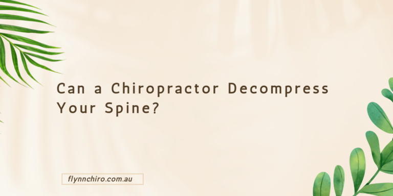 Can a Chiropractor Decompress Your Spine?