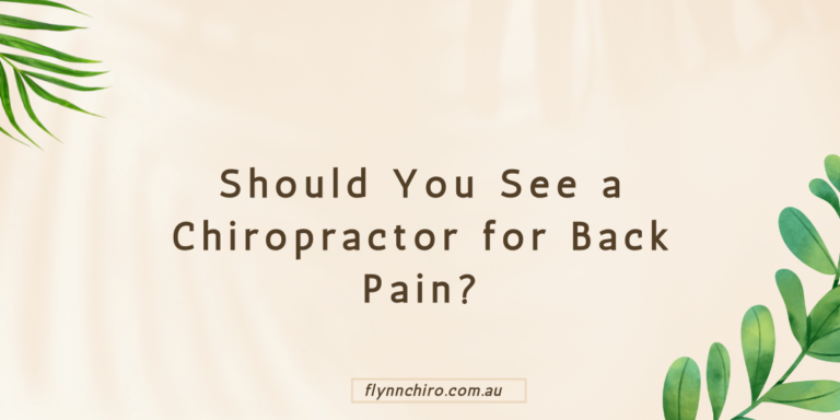 Should You See a Chiropractor for Back Pain?