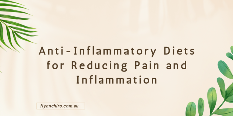 Anti-Inflammatory Diets for Reducing Pain and Inflammation