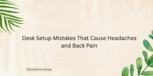 Desk Setup Mistakes That Cause Headaches and Back Pain