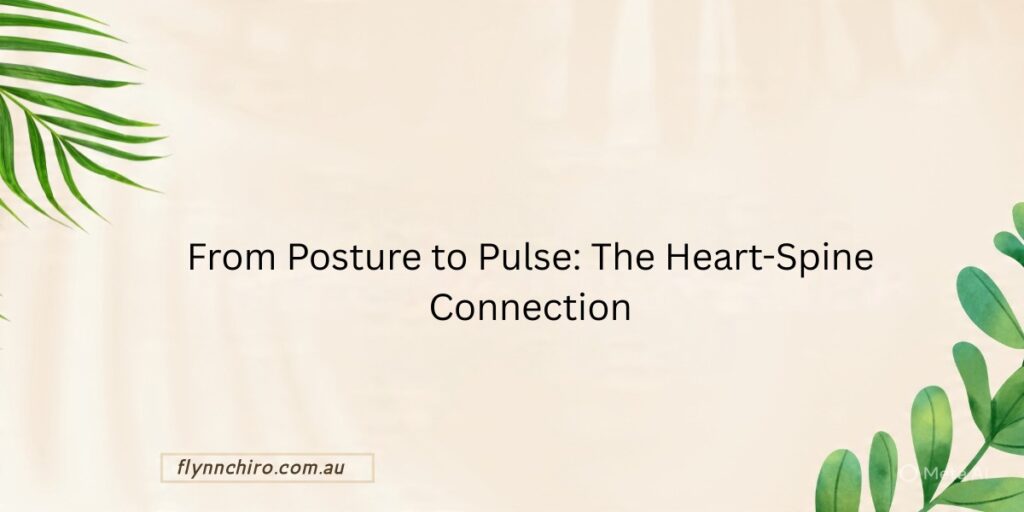 From Posture to Pulse: The Heart-Spine Connection