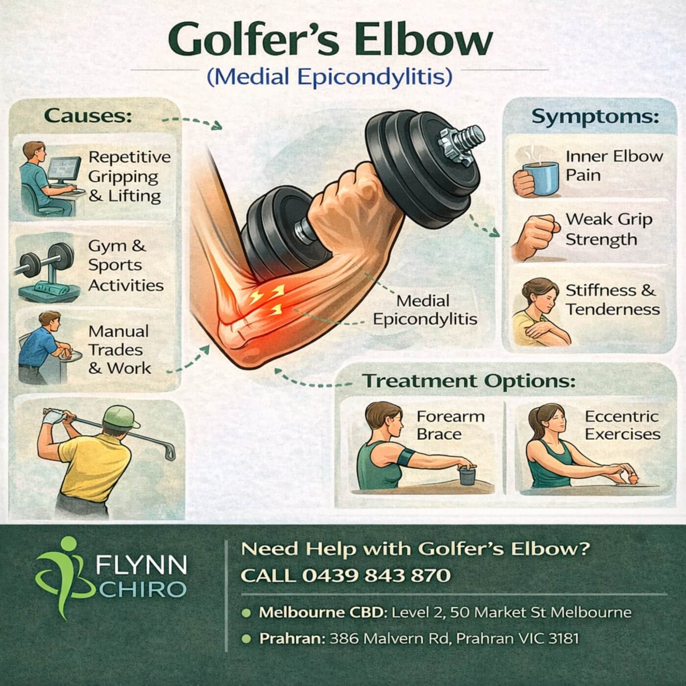 Golfer Elbow Pain Treatment